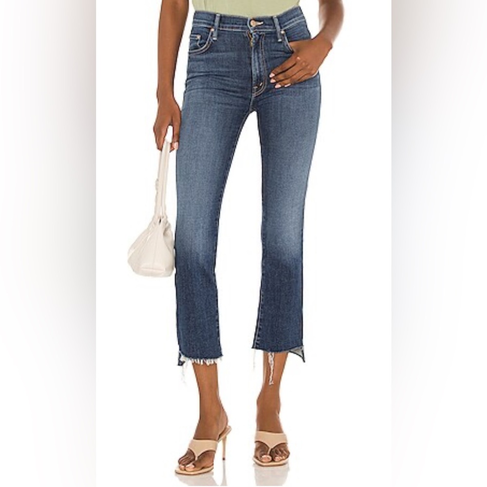 Mother The Insider Crop Step Fray in Size 25 Color Girl Crush